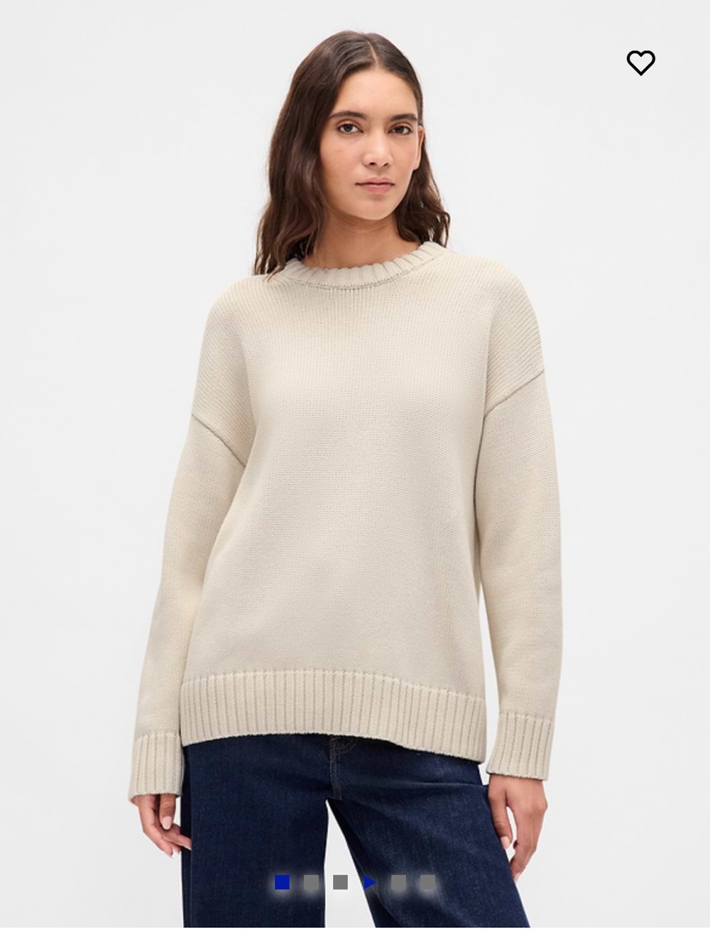 NWT Gap 100% cotton oversized sweater